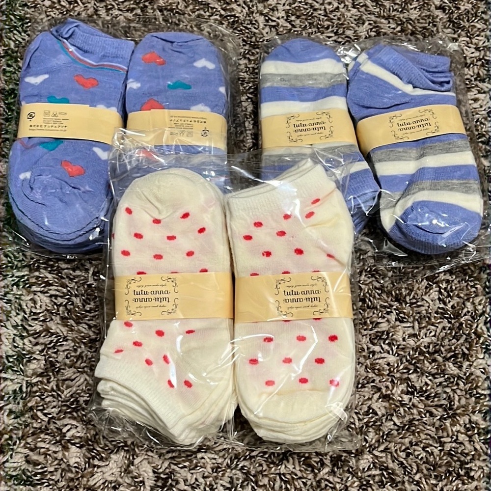 10 pair no show socks